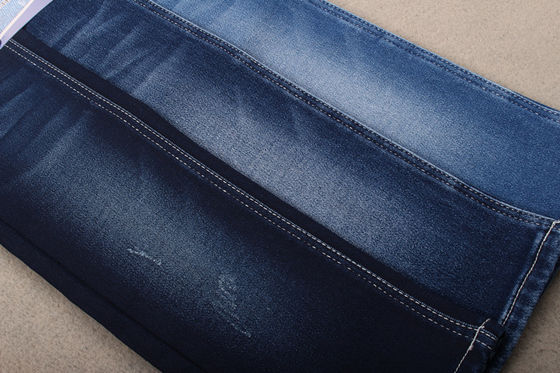 La falsificazione pesante della pesca ha tricottato il tessuto crudo del denim
