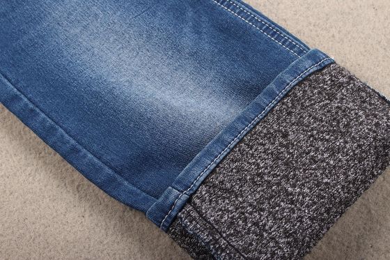 339 Gsm Tessuto di denim estensibile a ragno fleeced