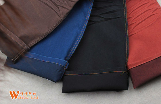 i jeans da 9,4 once allungano il tessuto del denim del raso