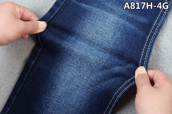 blu di indaco del tessuto del denim di allungamento 11.2oz che sanforizza i jeans con il filato di OA
