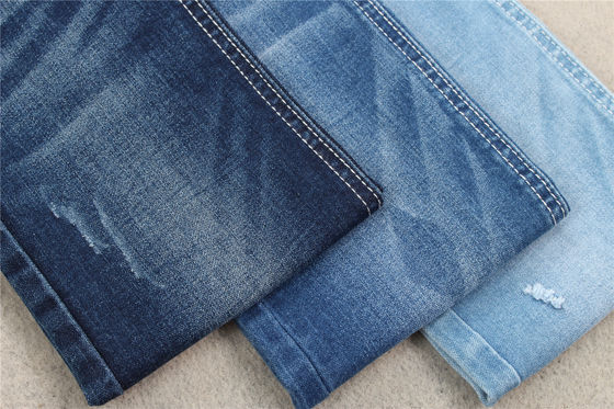 Prezzo buono 9,3 tessuto del denim di allungamento dell'elastam del cotone di Oz poli per i pantaloni in linea