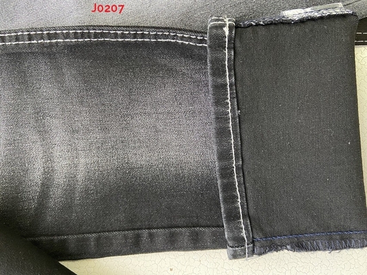 Alto tessuto 10,2 del denim del nero di allungamento di OZ per i pantaloni della ragazza dei jeans delle donne