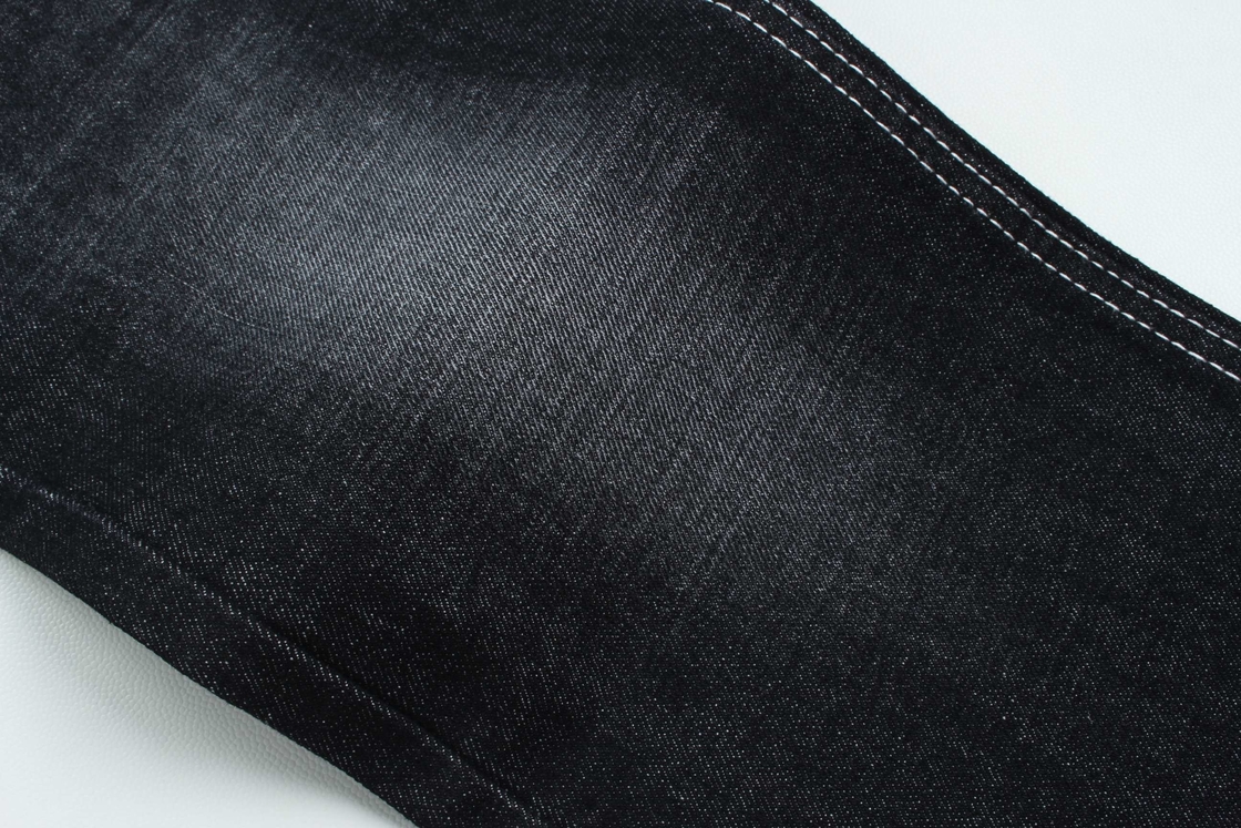 100% cotone crosshatch denim tessuto rigido per lo stile della moda 13oz colore nero vendere caldo al mercato indiano