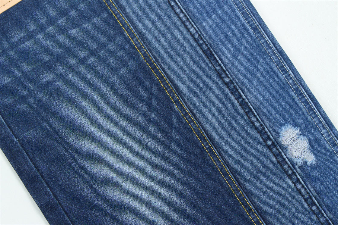10 oz di stoffa denim rigida 100% C per il marchio Stile jeans Boyfriend Stile Soft Handfeel Super Blu scuro Colore