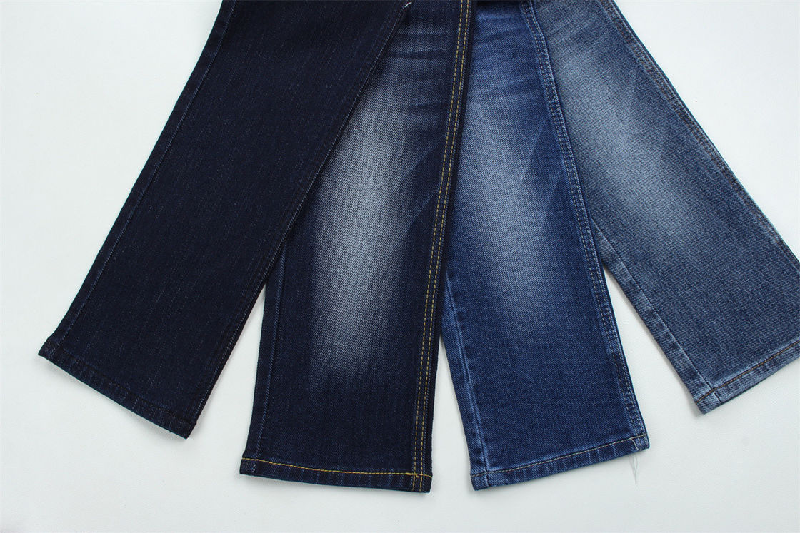 10oz tessuto speciale di denim tessuto con striscia di curvatura pesante per gli uomini jeans cotone poliestere spandex tessuto di denim Cina fabbrica