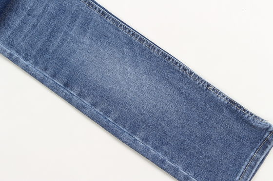 Wholesale  10.9 Oz  Warp Slub  High Stretch Woven  Denim Fabric  For Jeans