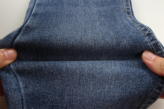 Wholesale  10.9 Oz  Warp Slub  High Stretch Woven  Denim Fabric  For Jeans