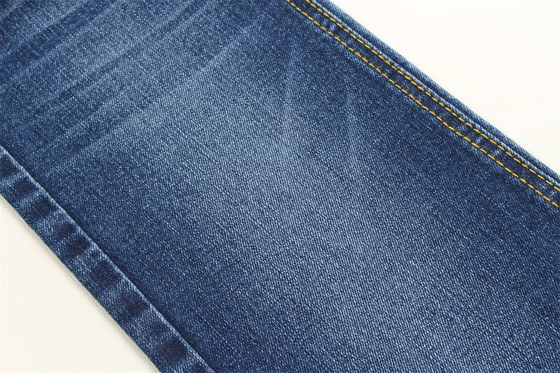 Wholesale  10.9 Oz  Warp Slub  High Stretch Woven  Denim Fabric  For Jeans