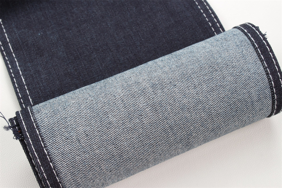 Wholesale  10.9 Oz  Warp Slub  High Stretch Woven  Denim Fabric  For Jeans