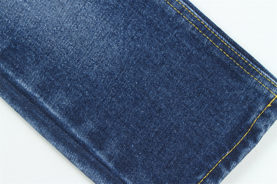 190cm 14oz 100% Cotton Indigo Blue Rigid Denim Fabric For Jeans Eco Friendly