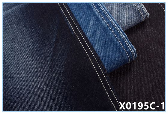 12.3oz 61 Ctn 39 Poly Grey Backside Cotton Polyester Denim Fabrics For Jeans Hot Pants