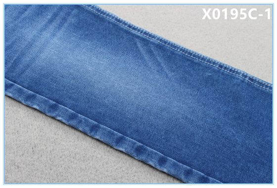 12.3oz 61 Ctn 39 Poly Grey Backside Cotton Polyester Denim Fabrics For Jeans Hot Pants