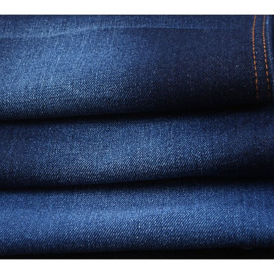 90 cotton 10 polyster 12.5oz dark indigo Raw Denim Fabric For Overalls Jeans