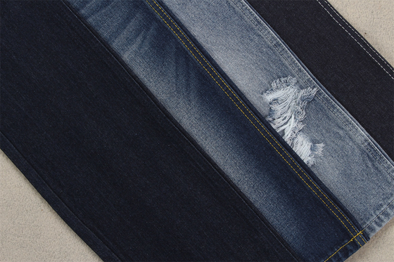 12.5 Once 190 cm 100% Cotton Super Indigo Blue Denim Jeans Fabric