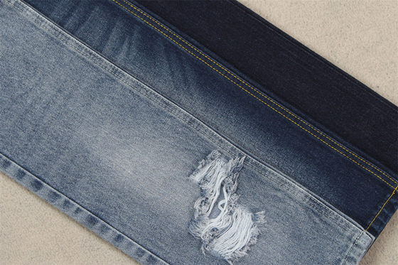 12.5 Once 190 cm 100% Cotton Super Indigo Blue Denim Jeans Fabric