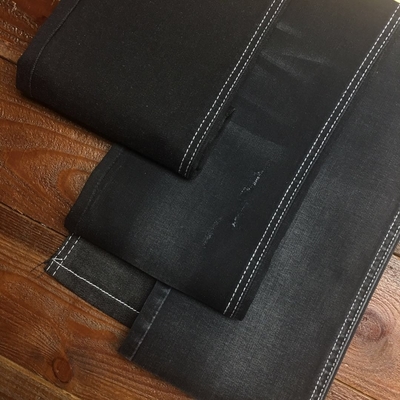 Colore nero 9oz del denim del cotone di Tencle dei jeans materiali del tessuto