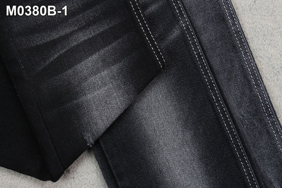 Prezzo buono Tessuto 11,7 del denim dei jeans degli uomini dell'elastam del cotone di colore del nero di OZ in linea