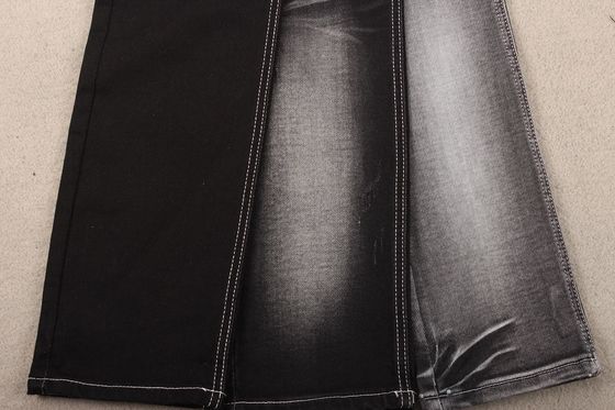 Prezzo buono Fiore che stampa la mano di nero dello zolfo di colore che ritiene il tessuto molle del denim in linea