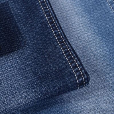 Prezzo buono Lo strato di doppio del tessuto del jacquard imita tricotta il tessuto del denim per i jeans in linea