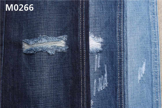 Tessuto del denim del cotone della cimosa 100 per i jeans blu scuro