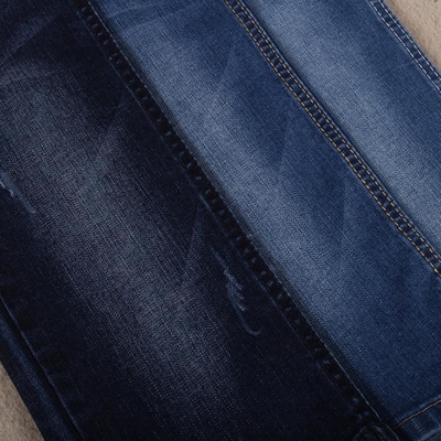 Mano destra del tessuto 10.5oz 3/1 del denim della saia dell'elastam del poliestere del cotone
