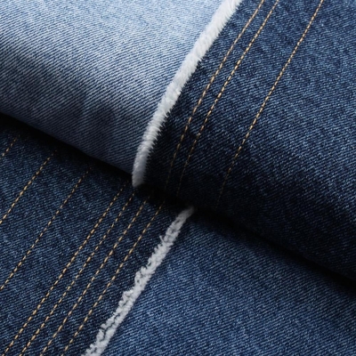 Certificato riciclato sostenibile 100% del tessuto rigido GRS del denim dei jeans del cotone