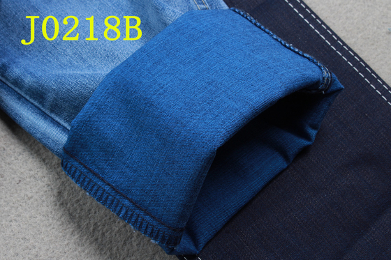Tessuto del denim 9OZ con sbozzimatura blu della parte dell'elastam del poliestere del cotone di Tencel 3/1 di saia della mano destra