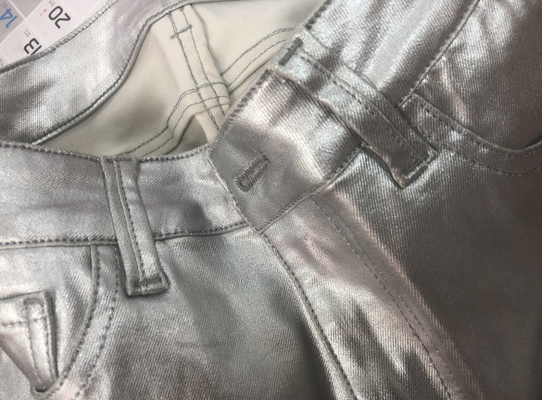 Rivestimento Spandex jeans denim tessuto 356gm 3/1 Twill destra mano