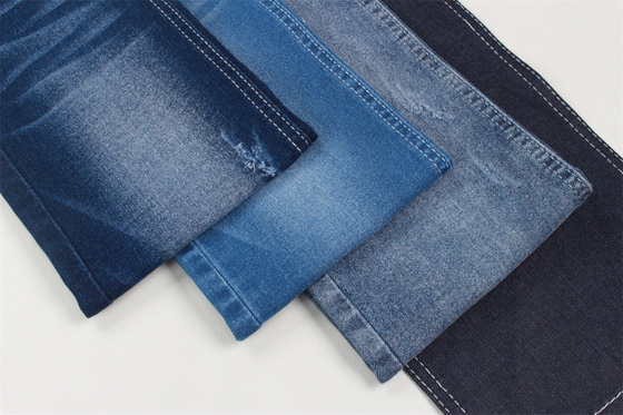 9.5 OZ tessuto denim alto stretch per uomo donne jeans con retro nero