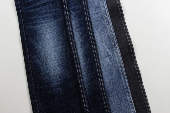 Prezzo buono Peso pesante 12,6 oz Blu scuro crosshatch tessuto di denim per jeans in linea