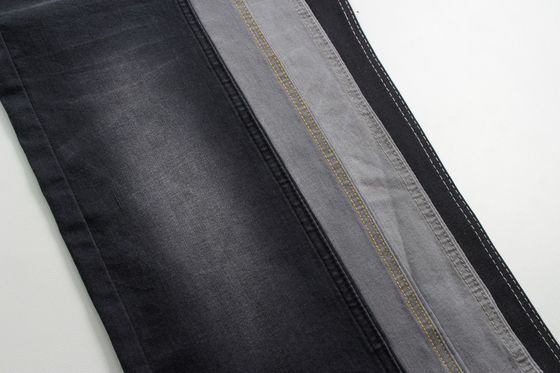 Prezzo buono Al dettaglio e di alta qualità 9,4 oz grigio scuro jeans stretch tessuto denim in linea