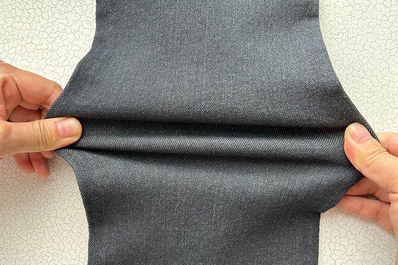 Prezzo buono 10 oz prezzo competitivo prezzo acuto colore grigio per uomo jeans stretch stoffa di denim dalla fabbrica cinese in linea