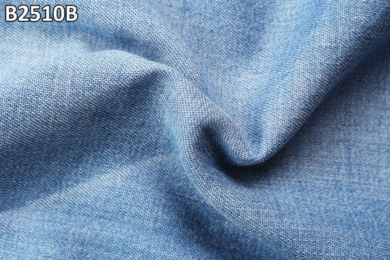 Prezzo buono Maglietta stoffa denim 5oz Mani morbide Sentite buona qualità rigida 100% cotone in linea
