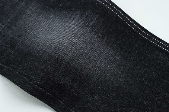 Prezzo buono 100% cotone crosshatch denim tessuto rigido per lo stile della moda 13oz colore nero vendere caldo al mercato indiano in linea