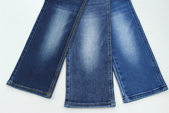 Prezzo buono Tessuti di cotone poliestere a doppio nucleo spandex jeans denim in linea