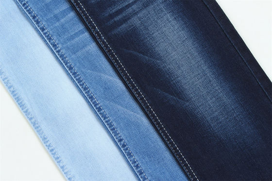 Prezzo buono 10 Una volta Dobby cotone poliestere spandex stretchy jacquard denim tessuto per jeans in linea