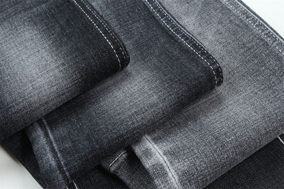 Prezzo buono 190 Cm Ring Slub Sulfuro Nero Stretch Stoffa Denim Per Uomini Jeans in linea