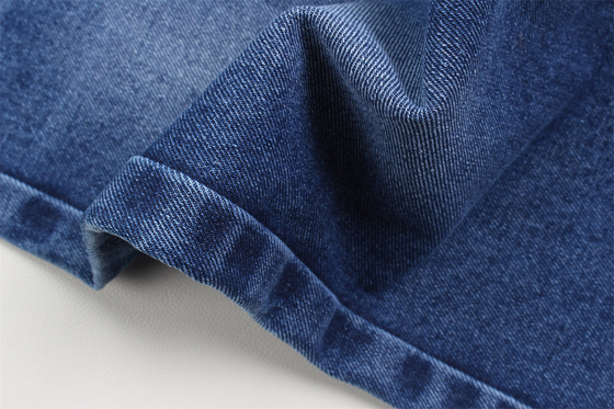 Tessuto Denim Super Blue da 10 oz Rigido 100% Cotone Per Jeans Stile Boy Friend, Sensazione Morbida, Jeans da Donna Estivi In Saldo