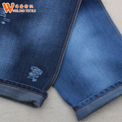 Prezzo buono Prezzi bassi di fabbrica Indigo tessuto denim jeans Twill tessuto in linea