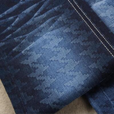 Prezzo buono 8.5 oz di tessuto di cotone da striscia denim a stampa floreale in linea