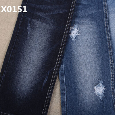 Prezzo buono Jeans in denim di cotone spandex blu indaco da 10 oz, convenienti, di alta qualità, con buon elasticità, stile boyfriend pulito in linea