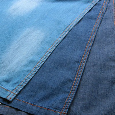 Prezzo buono 4.5oz di tessuto leggero di denim per camicie in linea