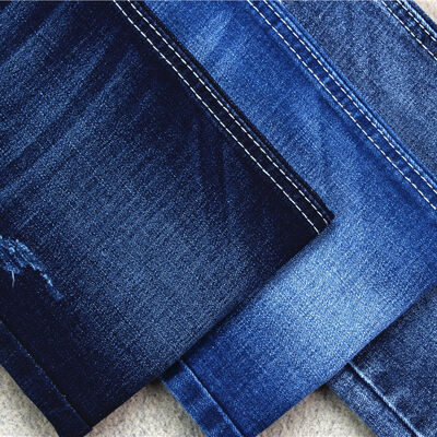 Prezzo buono Soft Cross Slub Denim Stoff Dames Stretch Jeans 10 oz al prezzo all'ingrosso in linea