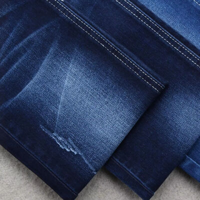 Prezzo buono 160 cm Cotton Stretch 10,3 oz Indigo Denim Materiale Tessuto Jeans Prezzo in linea