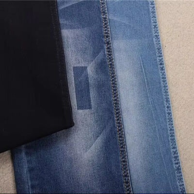 Prezzo buono 10,4 oz Jeans in Tessuto di Denim di Raso ad Alta Densità e Spandex per Donna, Jeans Economici Blu Indaco Scuro, Tessuto di Denim per il Mercato Sudamericano in linea