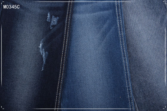 Prezzo buono 10.9oz blu scuro ha sanforizzato 69 il tessuto crudo del denim dell'elastam del poliestere 2 del cotone 26 in linea