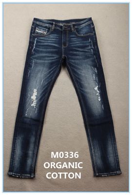 Tessuto organico del denim del cotone di allungamento
