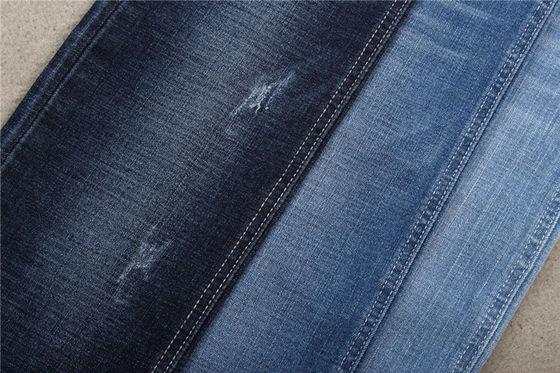 Prezzo buono Tessuto jeans elasticizzato da 10,8 once Tessuti per jeans in spandex di cotone a tratteggio incrociato in linea