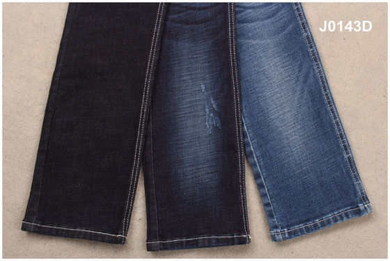 Prezzo buono Tessuto blu scuro spesso 10,6 del denim del rayon di Oz 1.3% del metà di peso per gli indumenti in linea