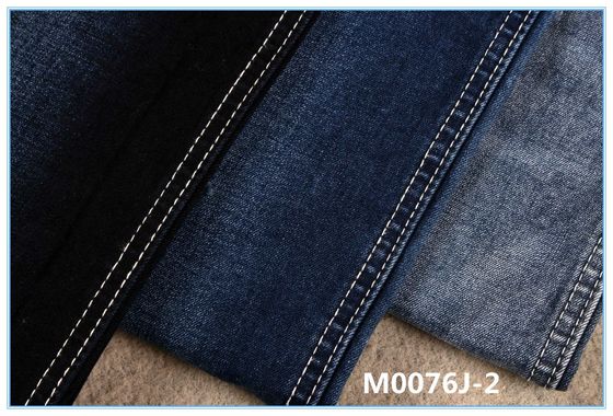 Prezzo buono jeans elastici di rivestimento del vello 11oz materiali per i jeans delle donne di inverno in linea